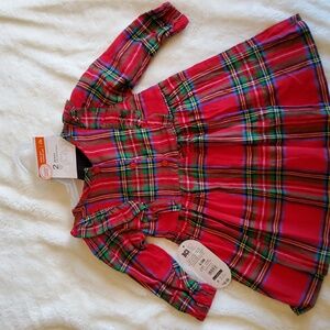 Dress with footed tights